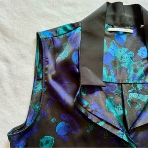 T Tahari Multicolor Sleeveless Shirt
